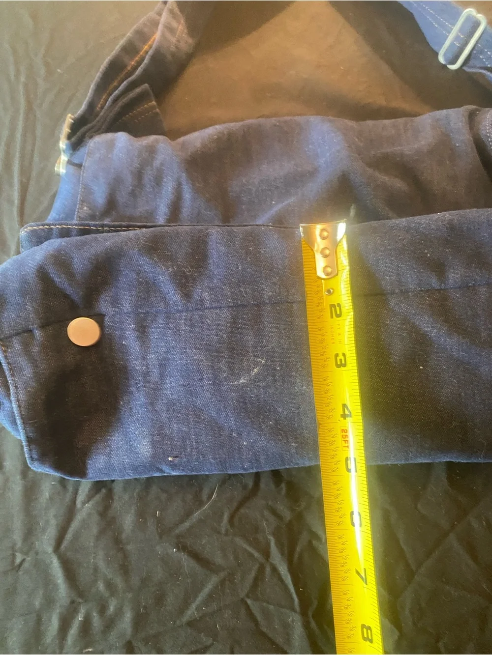 Snugli 1990s vintage Navy Canvas Baby diaper bag